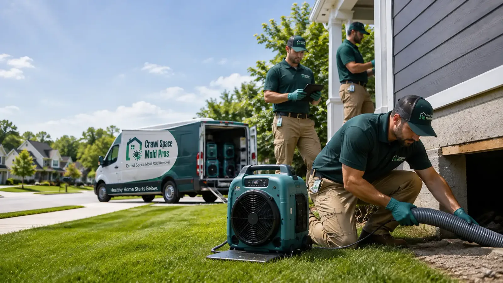 Crawl Space Mold Removal in North Providence, RI